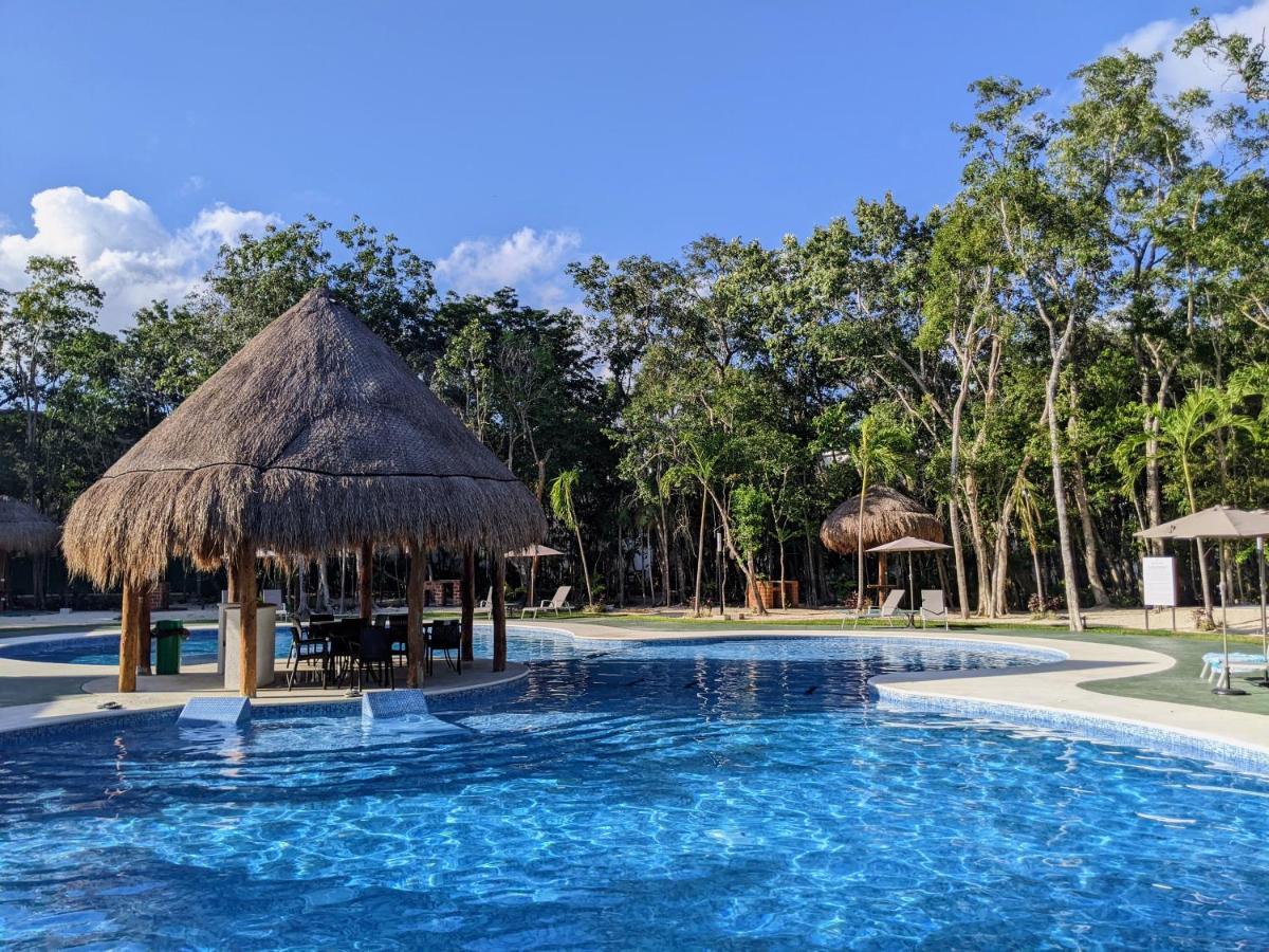 2-Bedroom Condo By The Jungle W/ Swimming Pool Puerto Morelos Exteriör bild