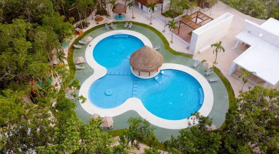 2-Bedroom Condo By The Jungle W/ Swimming Pool Puerto Morelos Exteriör bild